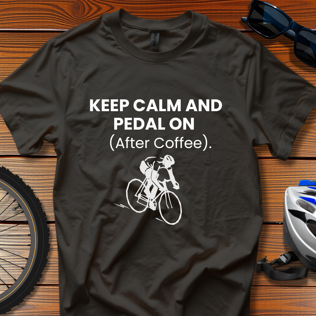 Keep Calm and Pedal Tee
